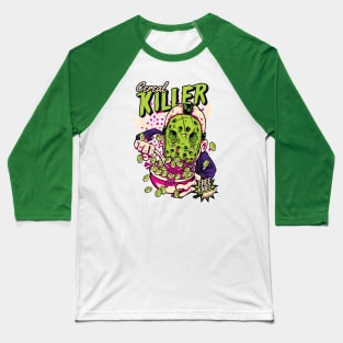 Comic Cereal Killer Cereal Box // Funny Horror Baseball T-Shirt